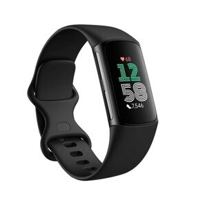 Fitbit Charge 6 - Obsidian / Black Replacement Band